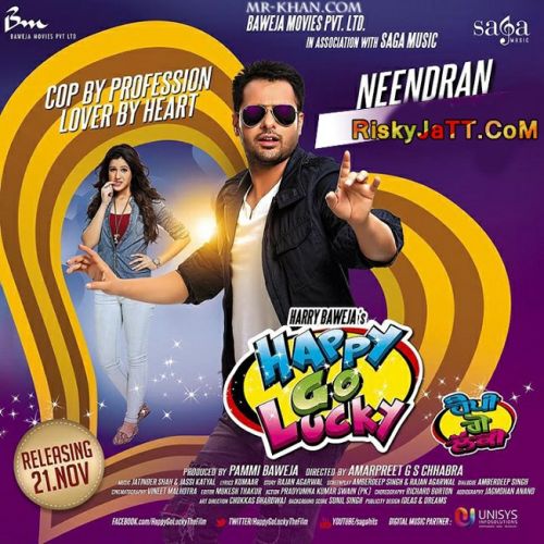 Neendran Amrinder Gill mp3 song ringtone, Neendran (Happy Go Lucky) Amrinder Gill Ringtone Download - RiskyJatt.Com