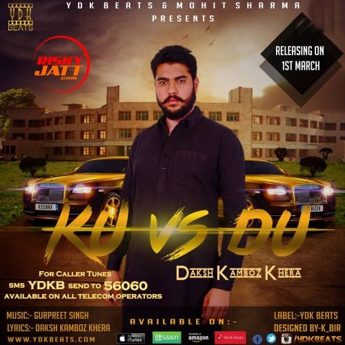 KU vs DU Daksh Kamboz Khera mp3 song ringtone, KU vs DU Daksh Kamboz Khera Ringtone Download - RiskyJatt.Com