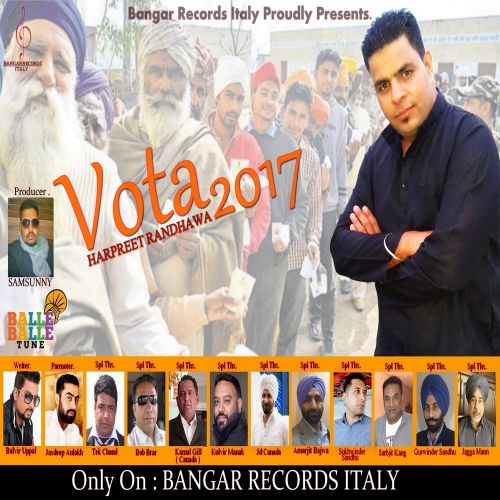 Votta 2017 Harpreet Randhawa mp3 song ringtone, Vota 2017 Harpreet Randhawa Ringtone Download - RiskyJatt.Com