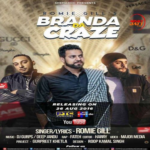 Branda Da Craze Romie Gill, Fateh Doe mp3 song ringtone, Branda Da Craze Romie Gill, Fateh Doe Ringtone Download - RiskyJatt.Com