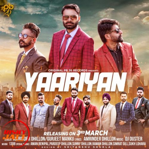 Yaariyan Amrinder Dhillon, Gurjeet Manku mp3 song ringtone, Yaariyan Amrinder Dhillon, Gurjeet Manku Ringtone Download - RiskyJatt.Com