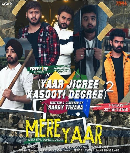 Mere Yaar N-Gritz, Sarang Sikander mp3 song ringtone, Mere Yaar N-Gritz, Sarang Sikander Ringtone Download - RiskyJatt.Com