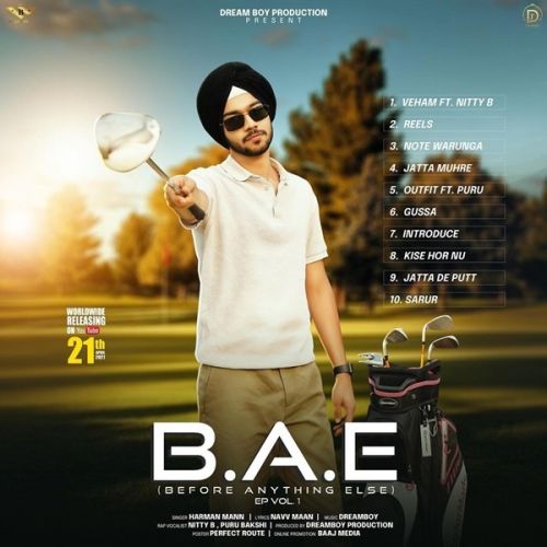 Veham Harman Mann, Nitty B mp3 song ringtone, B.A.E Harman Mann, Nitty B Ringtone Download - RiskyJatt.Com